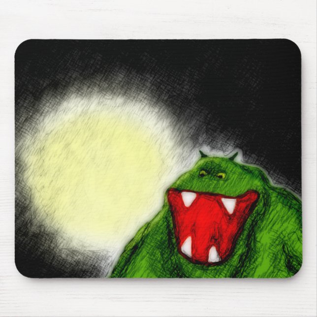 Night Monster Mouse Pad (Front)