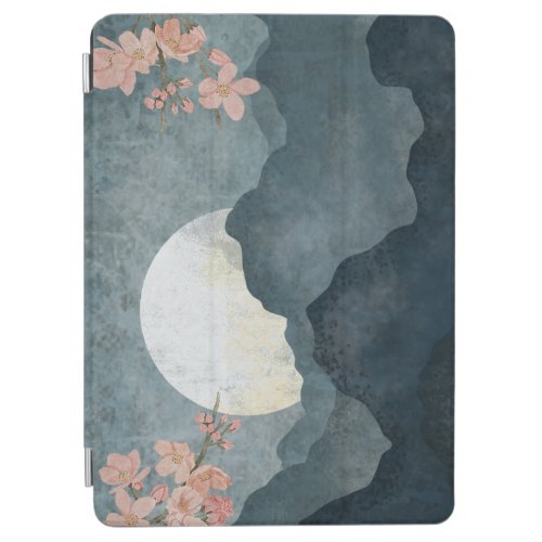 Night Moon Cherry Blossom Sakura Art iPad Air Cover