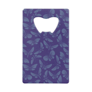 night moth butterflies background credit card bottle opener
