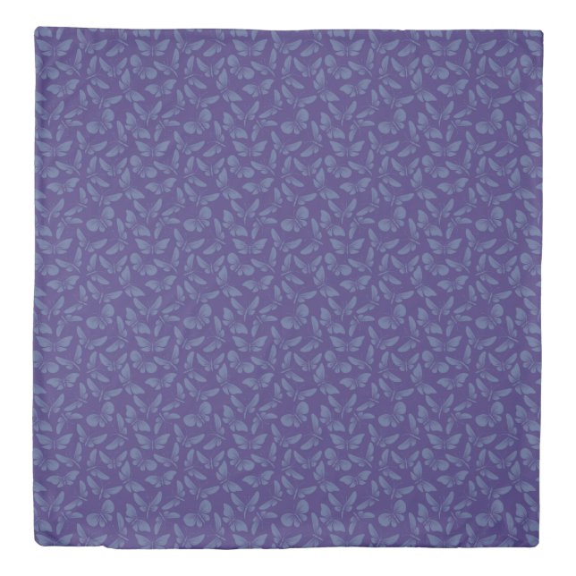 night moth butterflies background duvet cover (Front)