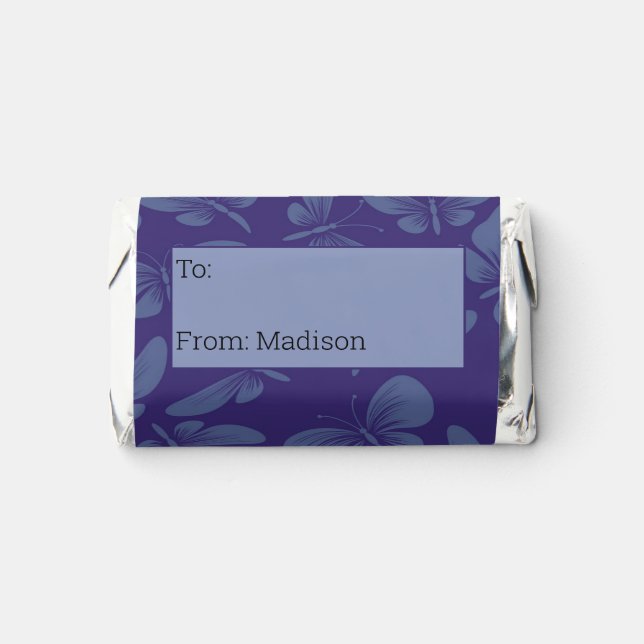 night moth butterflies background hershey's miniatures (Front)