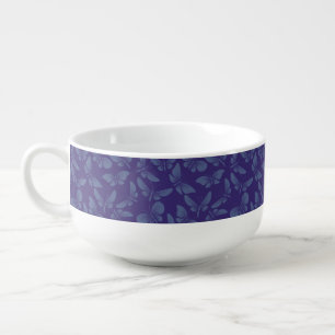 night moth butterflies background soup mug