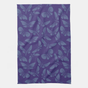 night moth butterflies background towel