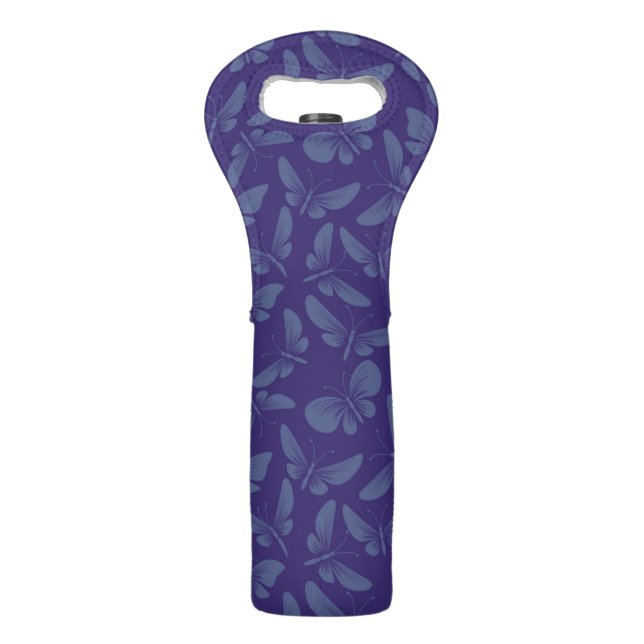 night moth butterflies background wine bag (Front)