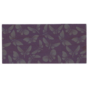 night moth butterflies background wood USB flash drive