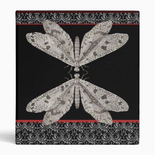 Night Moth Communication From an Antique Engraving Binder