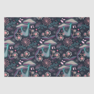 Night Mushroom Garden Tissue Paper