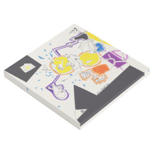 Night & Nap Drawings 09 by Pascale Baud Gallery W Gallery Wrap