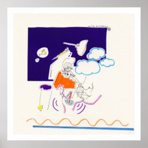 Night & Nap Drawings 11 by  PBaud Archival Poster