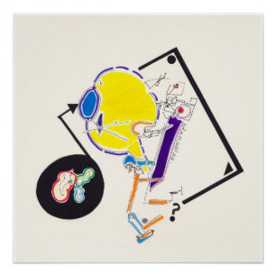 Night & Nap Drawings 15  by Pascale Baud P Poster