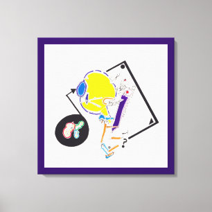 Night & Nap Drawings 15  What do you see ? Canvas