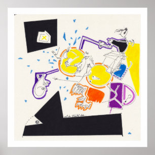 Night & Nap Drawings 9 by PBaud Archival Poster