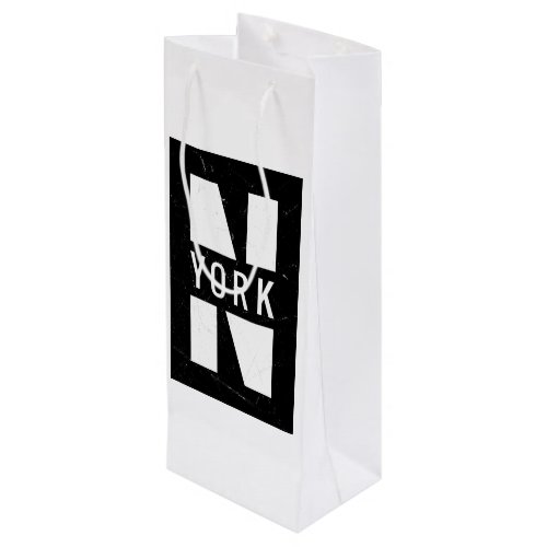 Night New York Wine Gift Bag