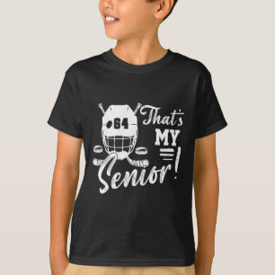 Night Number 64 Hockey Jersey That's My Senior Hoc T-Shirt