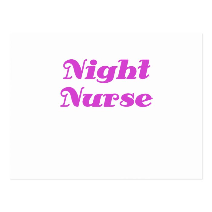 Night Nurse Postcards