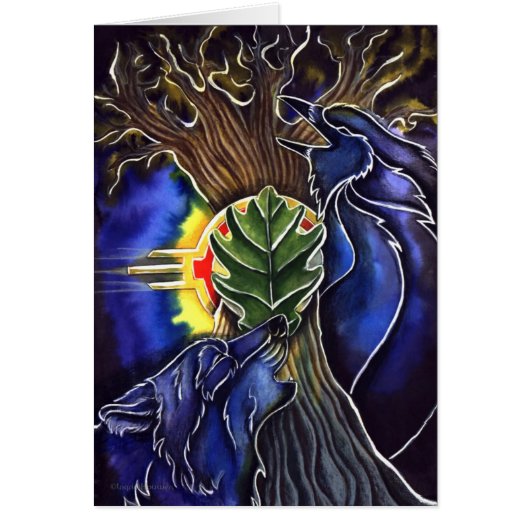 Night Oak Cards (Front)