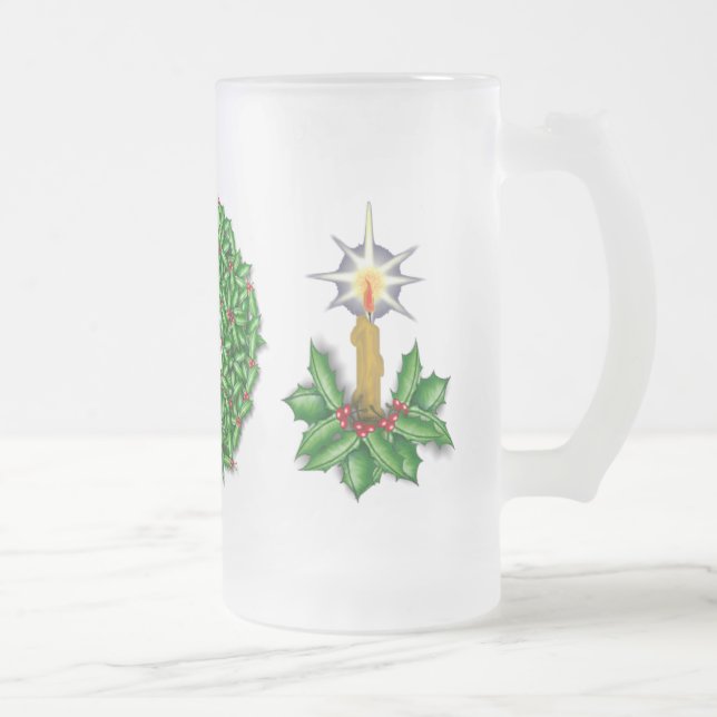 Night of Light Christmas Frosted Mug Tall (Right)