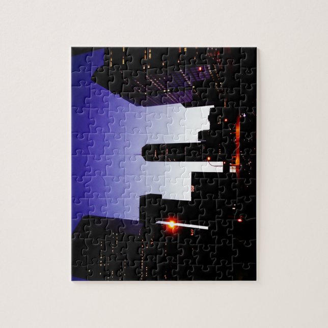 Night Of Minneapolis Jigsaw Puzzle (Vertical)