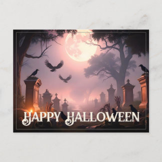 Night of Shadows – A Halloween Spell Awakens Holiday Postcard