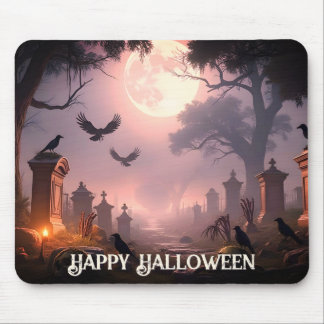 Night of Shadows – A Halloween Spell Awakens Mouse Pad