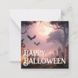 Night of Shadows – A Halloween Spell Awakens Note Card