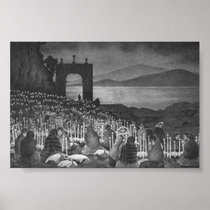 Night of the Dead. Janitzio, Mexico. Circa 1958 Poster