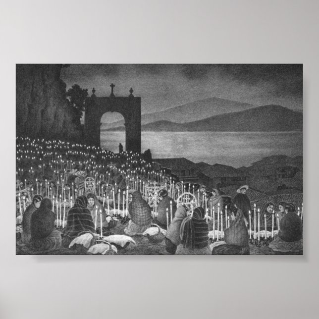 Night of the Dead. Janitzio, Mexico. Circa 1958 Poster (Front)