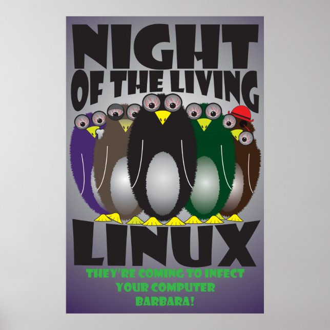 Night of the Living Penguins Poster (Front)
