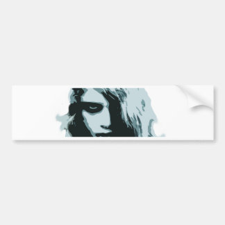 Night of the living zombie girl bumper sticker