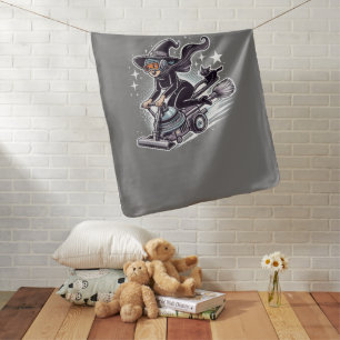 Night of the Turbo Witch: Halloween's Techy Tale! Baby Blanket