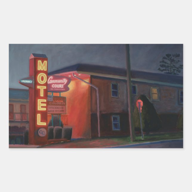 Night on Broadway 2003 Rectangular Sticker (Front)