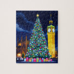 Night on Christmas in London Jigsaw Puzzle