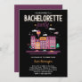 Night on the Town Bachelorette Party Invitation