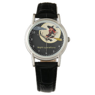 Night Operations funny customizable Watch