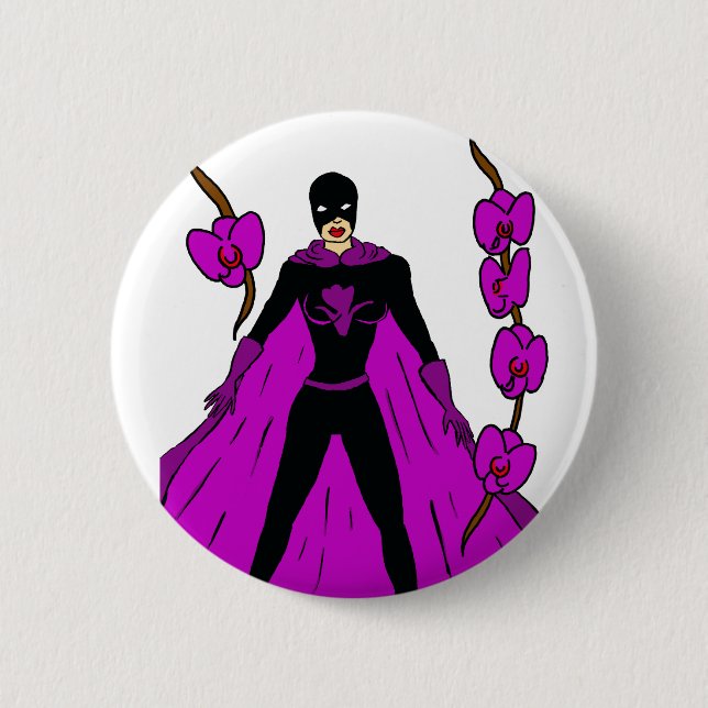 Night Orchid Button (Front)
