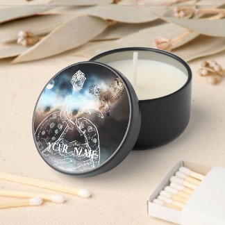 Night Owl and Lady Mini Candle Favors