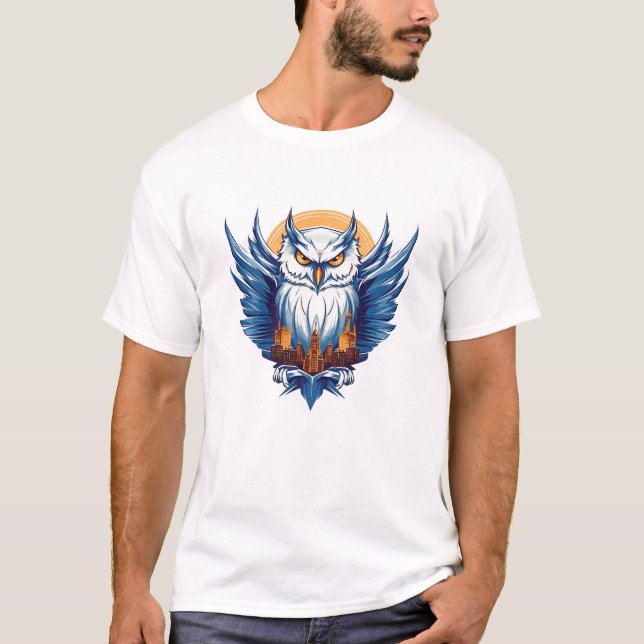 Night Owl Animal Beauty Nature Wildlife Discovery T-Shirt (Front)