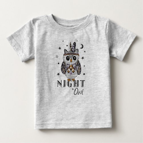 Night Owl Baby T_Shirt