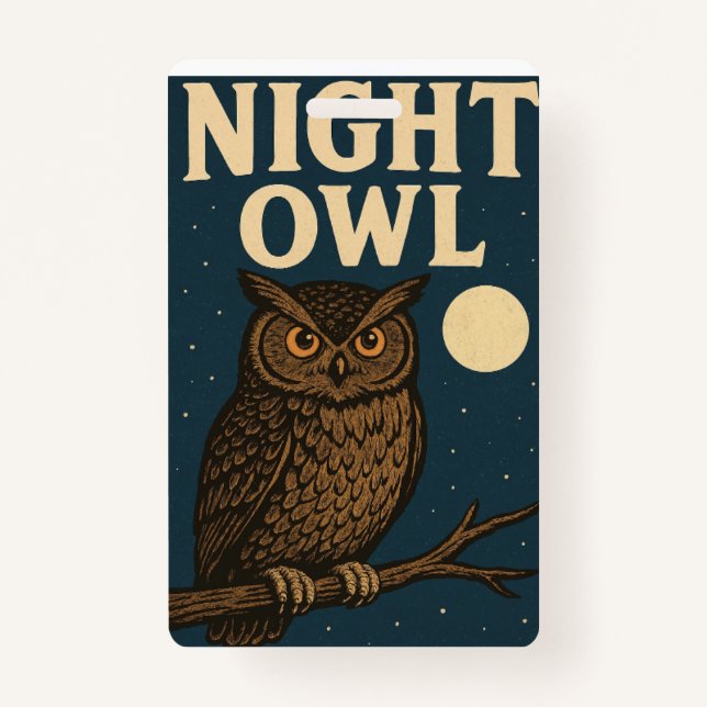 Night Owl Badge (Front)