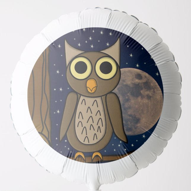Night owl balloon (Front)