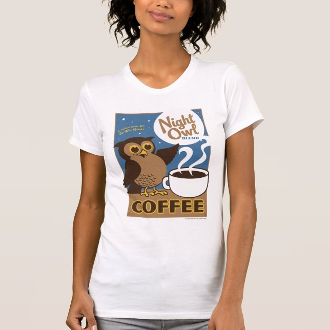 Night Owl Coffee T-Shirt (Front)