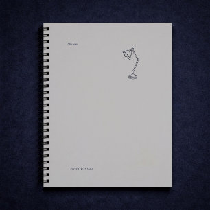 Night Owl Dark Academia Scholarly  Notebook