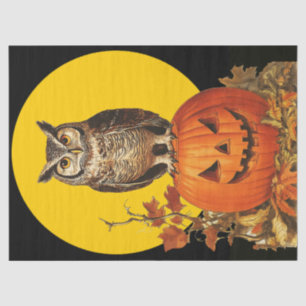 NIGHT OWL FULL MOON HALLOWEEN PARTY TISSUE PAPER