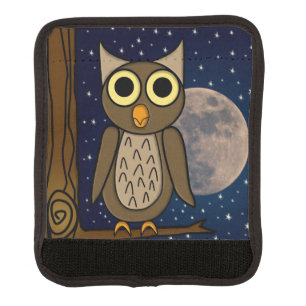 Night owl luggage handle wrap