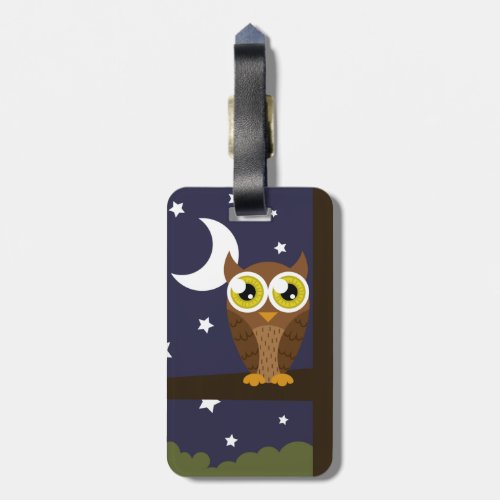 Night Owl Luggage Tag