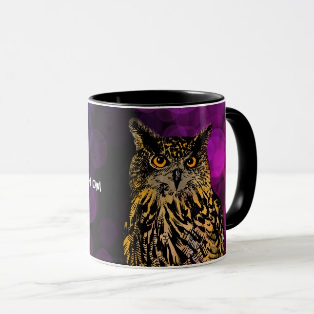 Night Owl Mug (Front Right)
