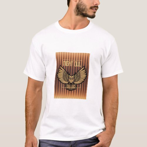 Night Owl Nocturnal Vibes T_Shirt