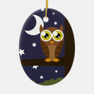 "Night Owl" Ornament