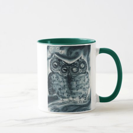 Night Owl Pair - Coffee Mug
