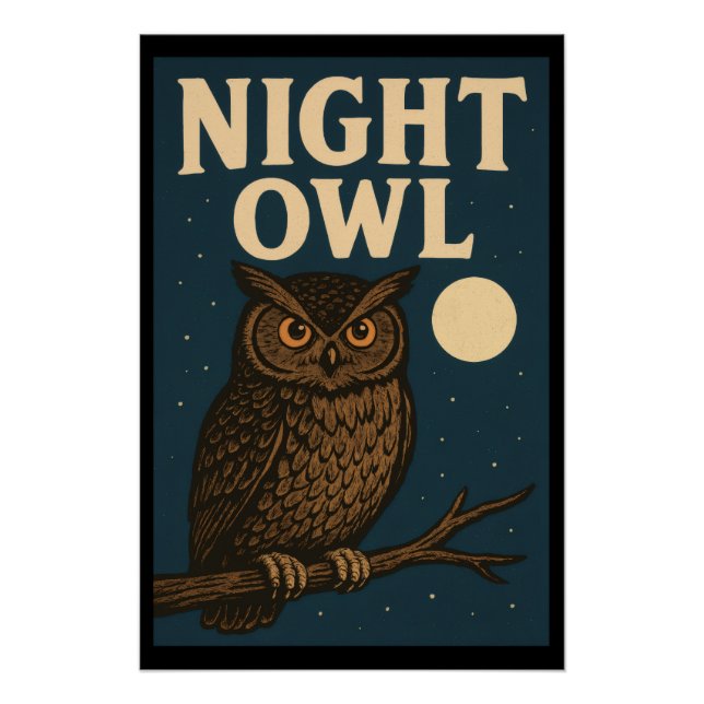 Night Owl Poster (Front)